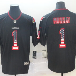 Nike Cardinals 1 Kyler Murray Black USA Flag Fashion Limited Jersey