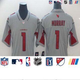 Nike Cardinals 1 Kyler Murray Silver Inverted Legend Jersey