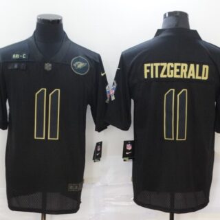Nike Cardinals 11 Larry Fitzgerald Black 2020 Salute To Service Limited Jersey