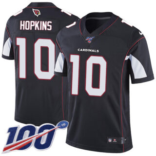 Nike Cardinals #10 DeAndre Hopkins Black Alternate Men's Stitched NFL 100th Season Vapor Untouchable Limited Jersey