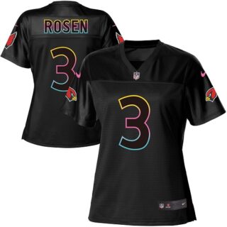 Nike Cardinals #3 Josh Rosen Black Women's NFL Fashion Game Jersey