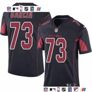 Nike Cardinals #73 Max Garcia Black Men's Stitched NFL Limited Rush Jersey