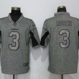 Nike Cardinals 3 Josh Rosen Gray Gridiron Gray Vapor Untouchable Limited Jersey