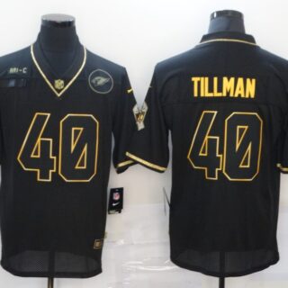 Nike Cardinals 40 Pat Tillman Black Gold 2020 Salute To Service Limited Jersey