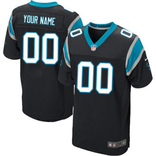 Nike Carolina Panthers Elite Black Home Men's Jersey NFL Customized jerseys