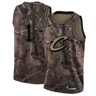Nike Cavaliers #1 Rodney Hood Camo NBA Swingman Realtree Collection Jersey