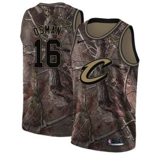 Nike Cavaliers #16 Cedi Osman Camo NBA Swingman Realtree Collection Jersey