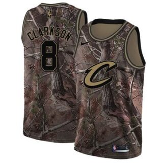 Nike Cavaliers #8 Jordan Clarkson Camo NBA Swingman Realtree Collection Jersey