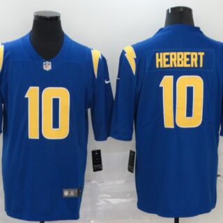Nike Chargers 10 Justin Herbert Royal 2020 NFL Vapor Untouchable Limited Jersey