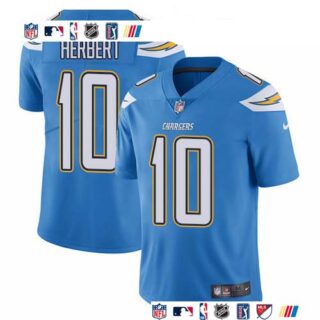 Nike Chargers #10 Justin Herbert Electric Blue Alternate Men's Stitched NFL Vapor Untouchable Limited Jersey