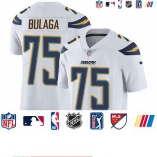 Nike Chargers #75 Bryan Bulaga White Men's Stitched NFL Vapor Untouchable Limited Jersey