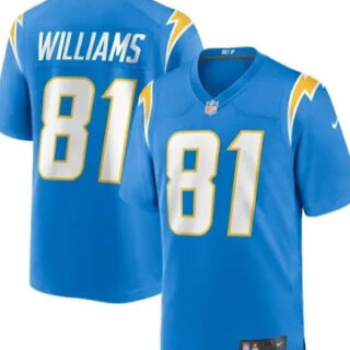 Nike Chargers 81 Mike Williams Blue Vapor Untouchable Limited Jersey
