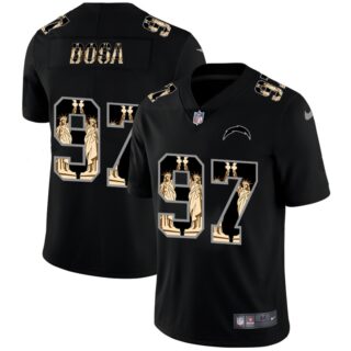 Nike Chargers 97 Joey Bosa Black Statue Of Liberty Limited Jersey