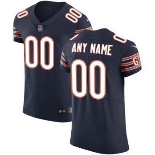 Nike Chicago Bears Elite Navy Blue Home Men's Jersey NFL Vapor Untouchable Customized jerseys
