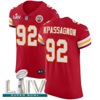 Nike Chiefs #92 Tanoh Kpassagnon Red Super Bowl LIV 2020 Team Color Men's Stitched NFL Vapor Untouchable Elite Jersey