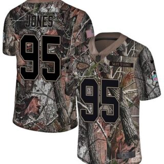 Nike Chiefs #95 Chris Jones Camo Men's Stitched NFL Limited Rush Realtree Jersey