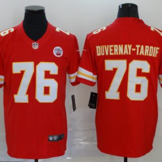 Nike Chiefs 76 Laurent Duvernay Tardif Red Vapor Untouchable Limited Jersey