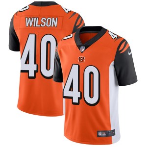 Nike Cincinnati Bengals #40 Brandon Wilson Men's Limited Orange Vapor Untouchable Jersey