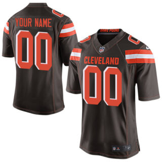 Nike Cleveland Browns Elite Brown Home Men's Jersey NFL Customized jerseys