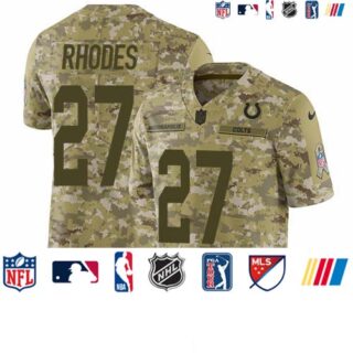 Nike Colts #27 Xavier Rhodes Camo Men's Stitched NFL Limited 2018 Salute To Service Jersey