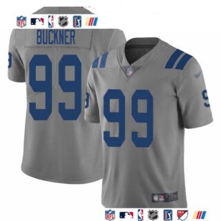Nike Colts #99 DeForest Buckner Gray Men's Stitched NFL Limited Inverted Legend Jersey