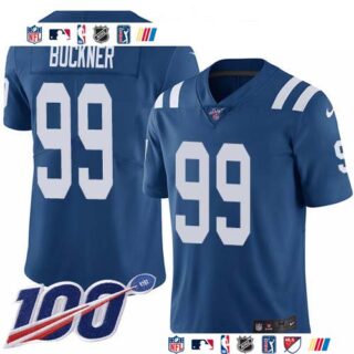 Nike Colts #99 DeForest Buckner Royal Blue Team Color Men's Stitched NFL 100th Season Vapor Untouchable Limited Jersey