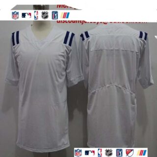 Nike Colts Blank White Vapor Untouchable Limited Jersey