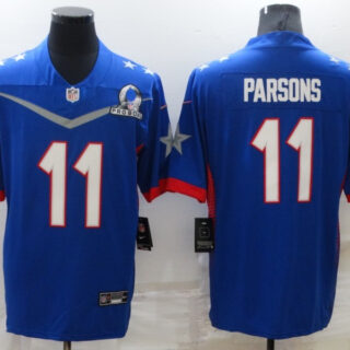 Nike Cowboys 11 Micah Parsons Blue 2022 NFC Pro Bowl Limited Jersey