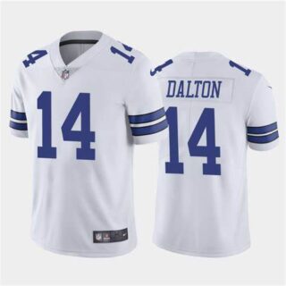 Nike Cowboys 14 Andy Dalton White Vapor Untouchable Limited Jersey