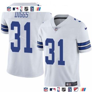 Nike Cowboys #31 Trevon Diggs White Men's Stitched NFL Vapor Untouchable Limited Jersey