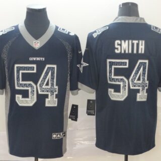 Nike Cowboys 54 Jaylon Smith Navy Drift Fashion Limited Jersey