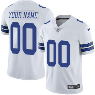 Nike Dallas Cowboys Limited White Road Men's Jersey NFL Vapor Untouchable Customized jerseys