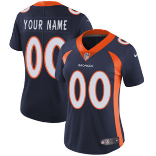 Nike Denver Broncos Limited Navy Blue Alternate Women's Jersey NFLVapor Untouchable Customized jerseys