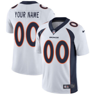 Nike Denver Broncos Limited White Road Jersey NFL Vapor Untouchable Customized jerseys