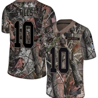 Nike Dolphins #10 Kenny Stills Camo Men's Stitched NFL Limited Rush Realtree Jersey