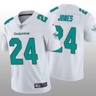Nike Dolphins 24 Byron Jones White Vapor Untouchable Limited Jersey