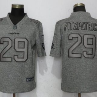 Nike Dolphins 29 Minkah Fitzpatrick Gray Gridiron Gray Vapor Untouchable Limited Jersey