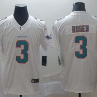 Nike Dolphins 3 Josh Rosen White Vapor Untouchable Limited Jersey