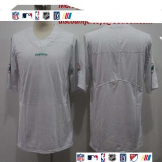 Nike Dolphins Blank White Vapor Untouchable Limited Jersey