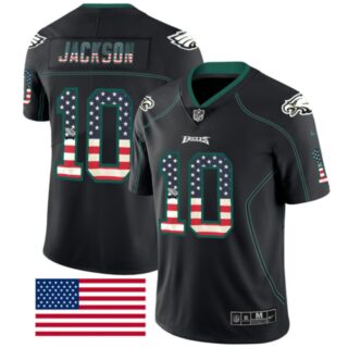 Nike Eagles 10 DeSean Jackson Black USA Flash Fashion Limited Jersey