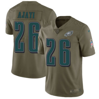 Nike Eagles #26 Jay Ajayi Olive Men's Stitched NFL Limited 2017 Salute To Service Jersey