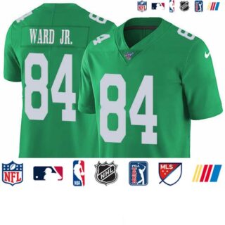Nike Eagles #84 Greg Ward Jr. Green Men's Stitched NFL Limited Rush 100th Season Jersey