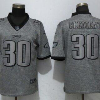 Nike Eagles 30 Corey Clement Gray Gridiron Gray Vapor Untouchable Limited Jersey