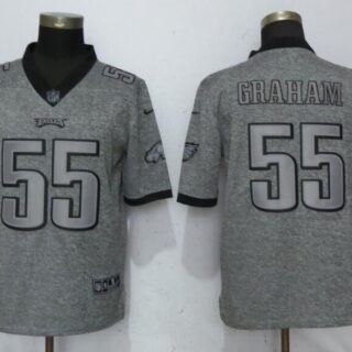 Nike Eagles 55 Brandon Graham Gray Gridiron Gray Vapor Untouchable Limited Jersey