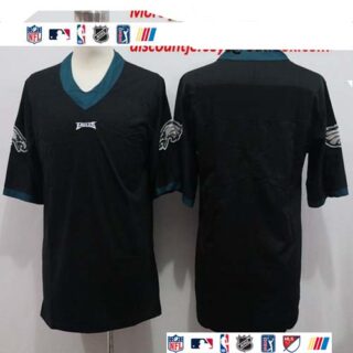 Nike Eagles Blank Black Vapor Untouchable Limited Jersey