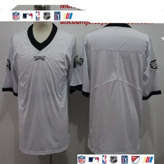 Nike Eagles Blank White Vapor Untouchable Limited Jersey