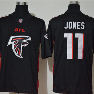 Nike Falcons 11 Julio Jones Black Team Big Logo Vapor Untouchable Limited Jersey