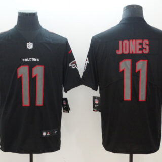 Nike Falcons 11 Julio Jones Black Vapor Impact Limited Jersey