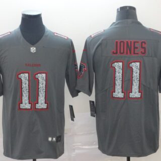Nike Falcons 11 Julio Jones Gray Camo Vapor Untouchable Limited Jersey