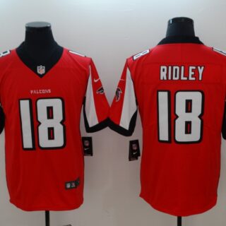 Nike Falcons 18 Calvin Ridley Red Vapor Untouchable Limited Jersey